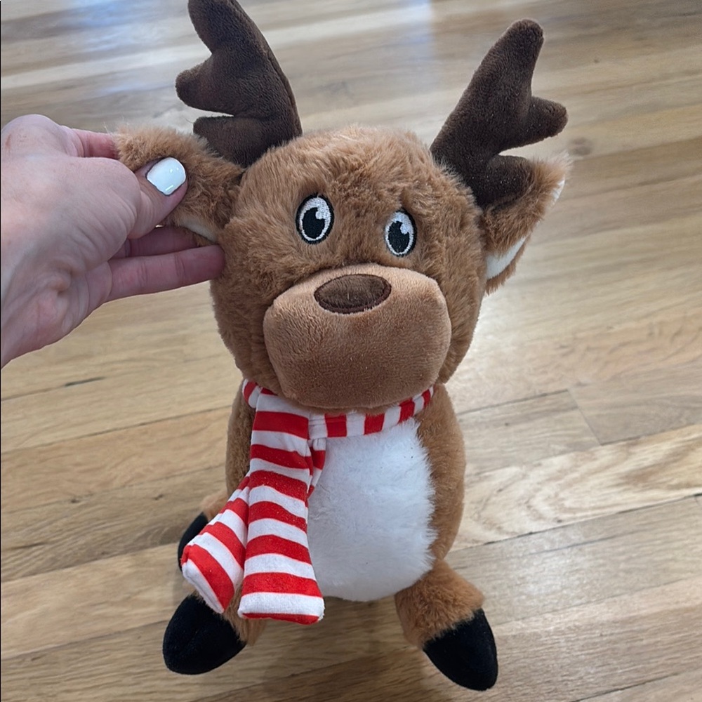 Bark Brown and White Dog Toy Plush